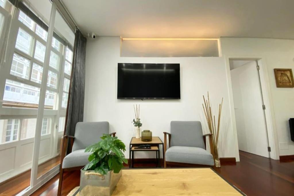 Апартаменти Apartamento 2H 2B En El Centro Con Garaje А-Корунья Екстер'єр фото